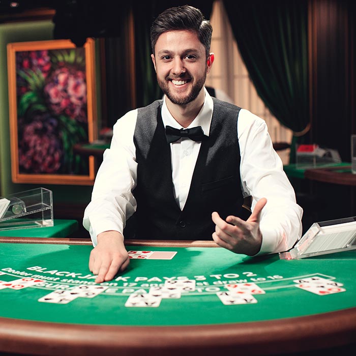Blackjack Live-Spiel